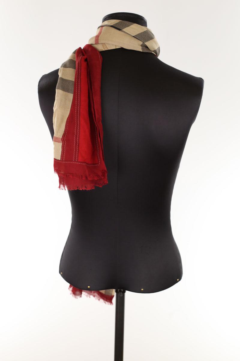 Foulard Burberry  Rouge