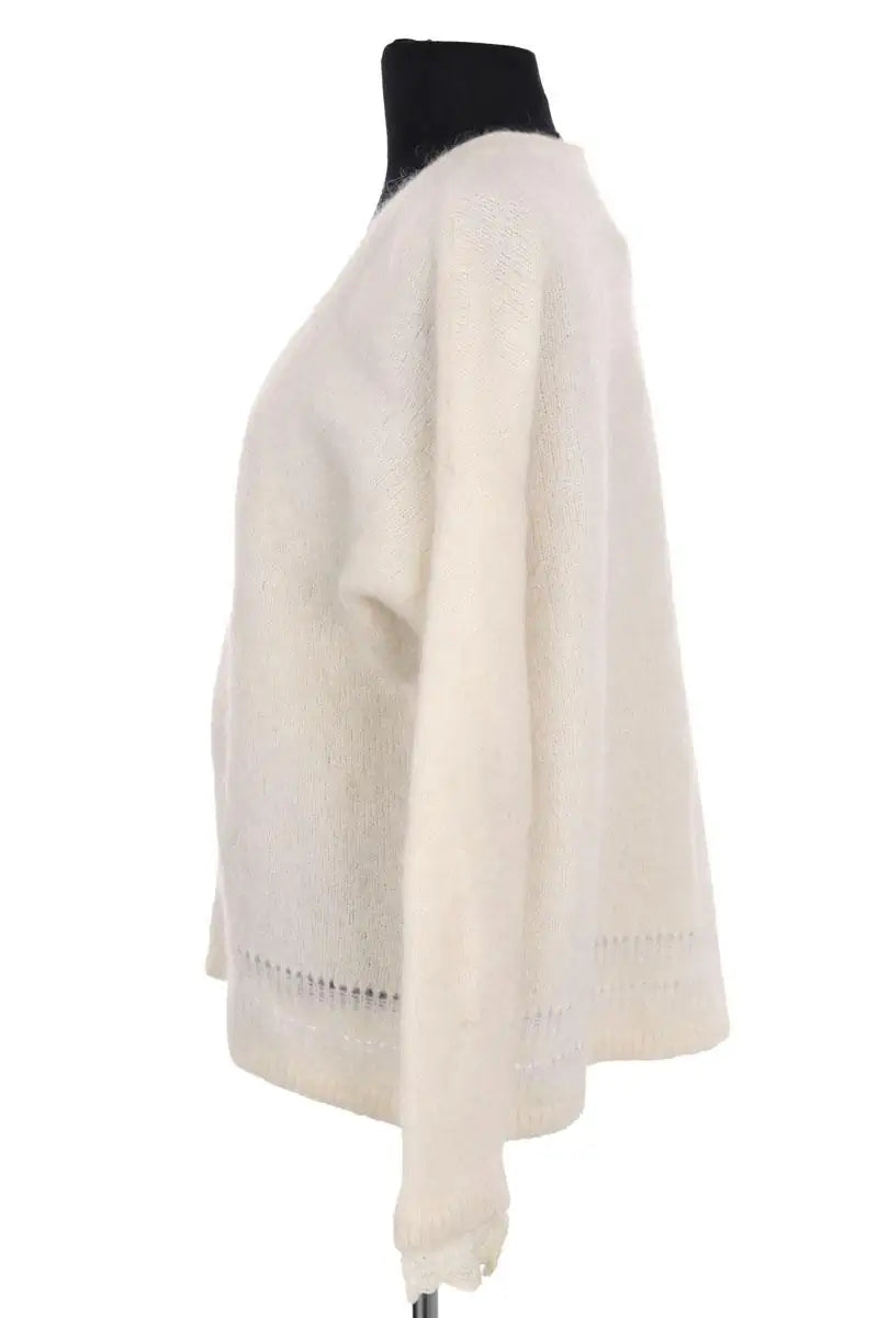 Cardigan Sézane Ecru en Synthétique