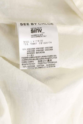 Mi-longueur See By Chloé  Blanc