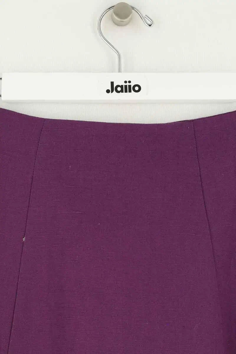 Jupe Sézane Violet en Lin