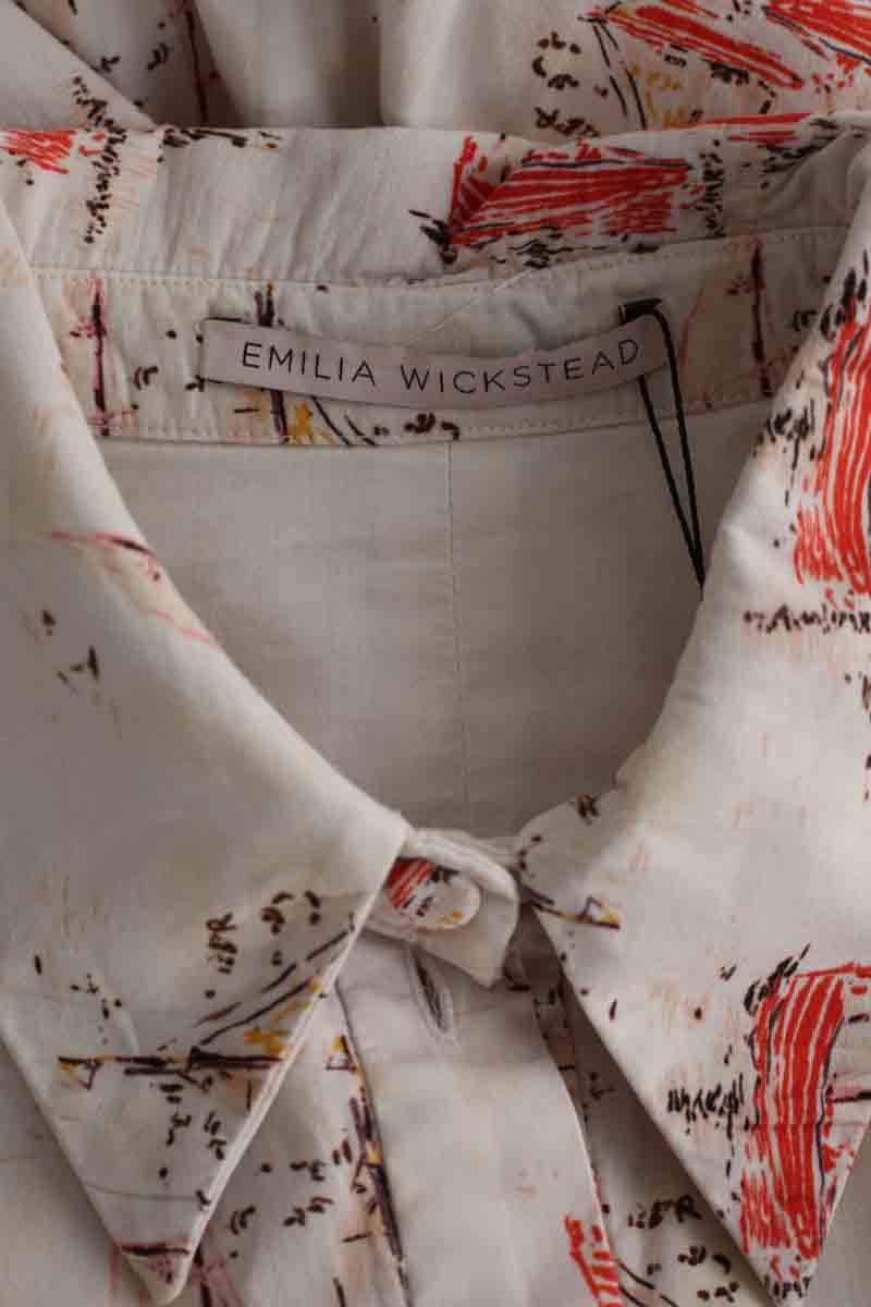 Maxi Emilia Wickstead  Blanc