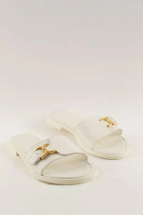 Sandales Chloé Blanc en Cuir