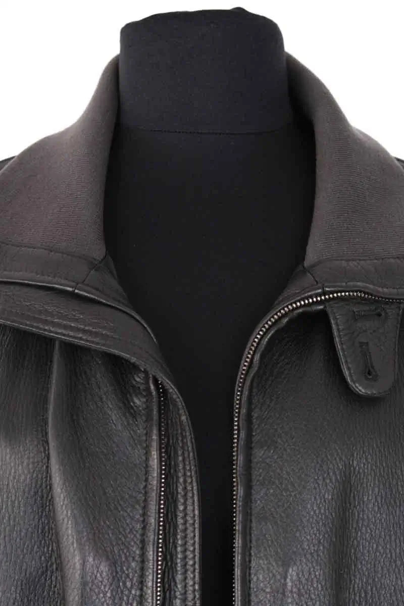 Blouson Yves Saint Laurent Noir en Cuir