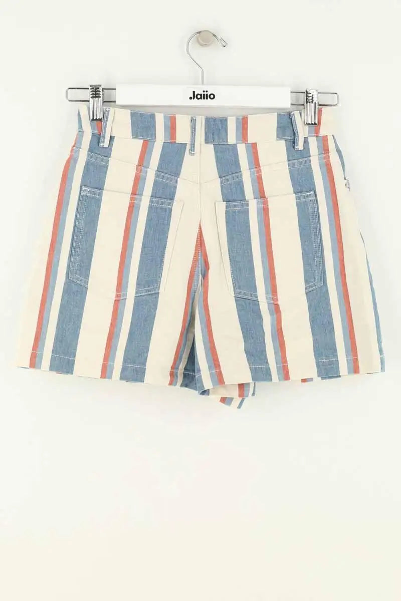 Mini short Sézane Blanc en Coton