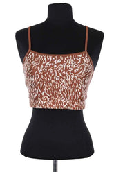 Brassière Luz Marron en Synthétique, taille M - Seconde Main