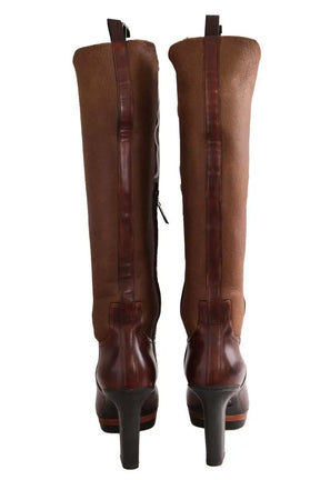 Bottes Santoni Marron en Cuir