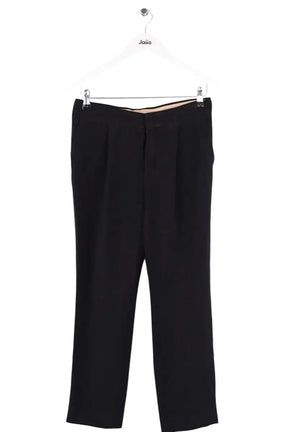 Pantalon droit Chloé Noir en Synthétique, taille S - Seconde Main