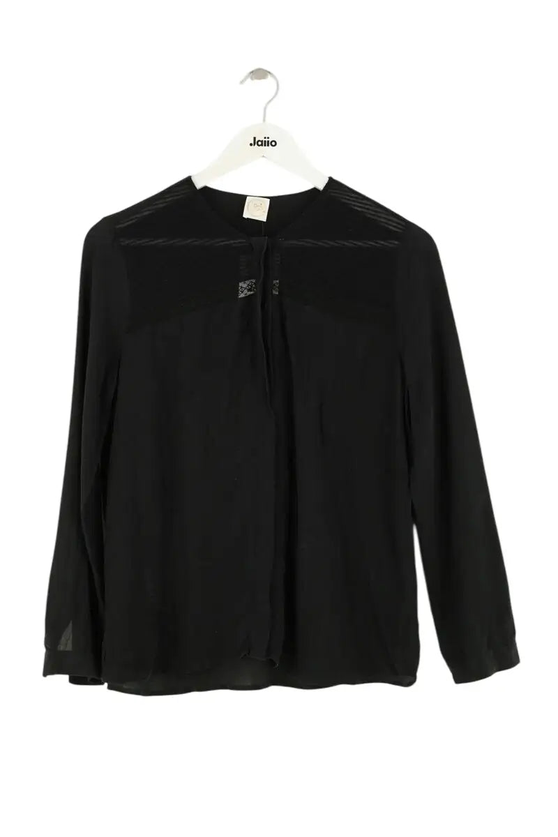 Chemise Des Petits Hauts Noir en Synthétique, taille S - Seconde Main