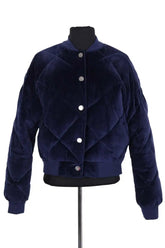 Veste Maje Bleu en Coton, taille S - Seconde Main