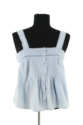 Top sans manche Levi's Bleu en Coton, taille S - Seconde Main