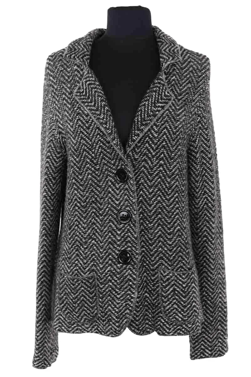 Gilet Marella Noir en Synthétique, taille XL - Seconde Main