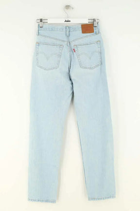 Jean droit Levi's 501 Bleu en Coton