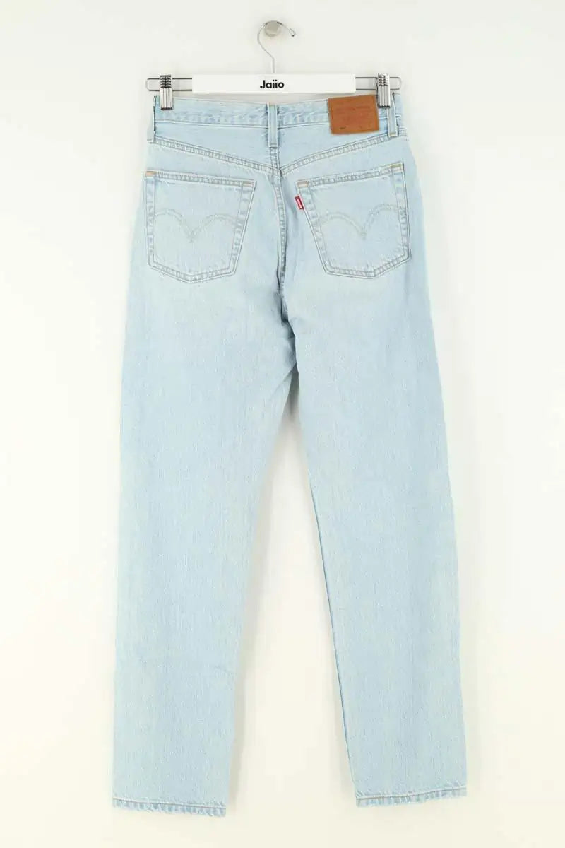 Jean droit Levi's 501 Bleu en Coton