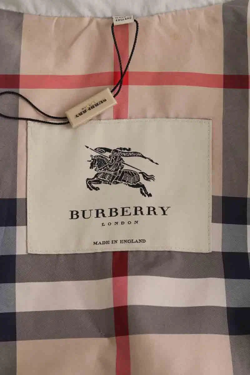 Trench-coat Burberry Beige en Synthétique