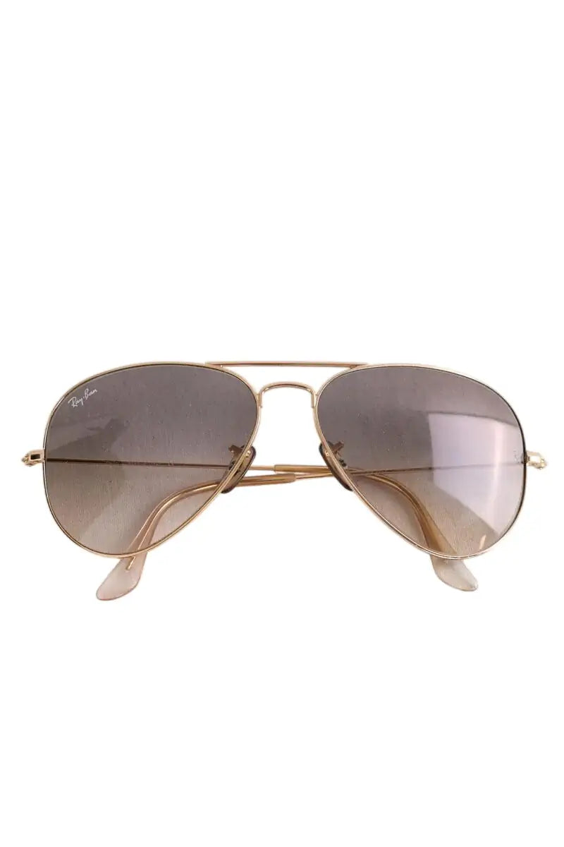 Lunettes de protection Ray-Ban Doré en Métal - Seconde Main