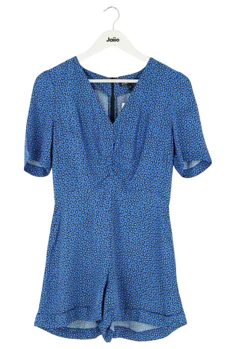 Combishort Maje Bleu en Viscose, taille S - Seconde Main