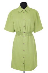 Robe Sandro Vert en Synthétique, taille L - Seconde Main