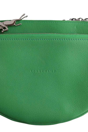 Sac à bandoulière Longchamp Smile Vert en Cuir