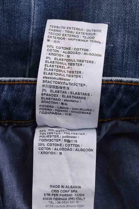 Jean droit Pinko Bleu en Coton