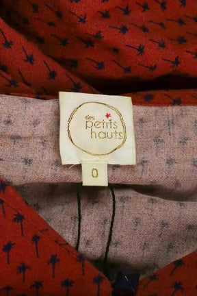 Robe Des Petits Hauts Vikina Rouge en Viscose