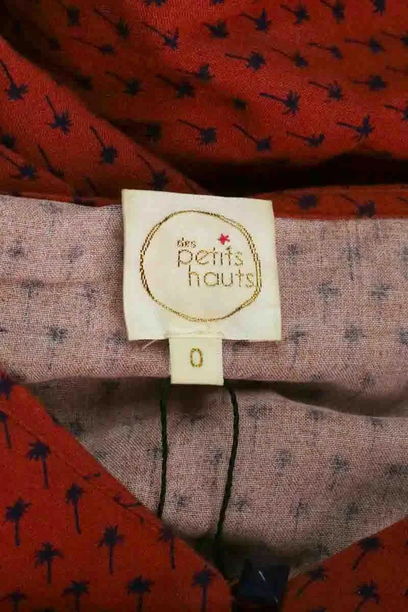 Robe Des Petits Hauts Vikina Rouge en Viscose