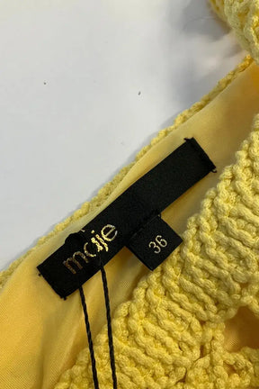 Robe Maje Jaune en Coton
