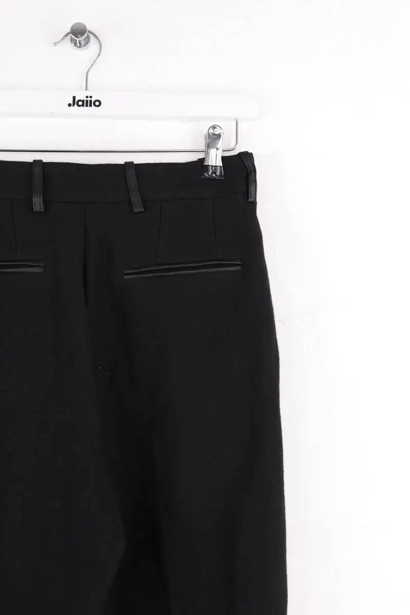 Pantalon droit The Kooples Noir en Coton