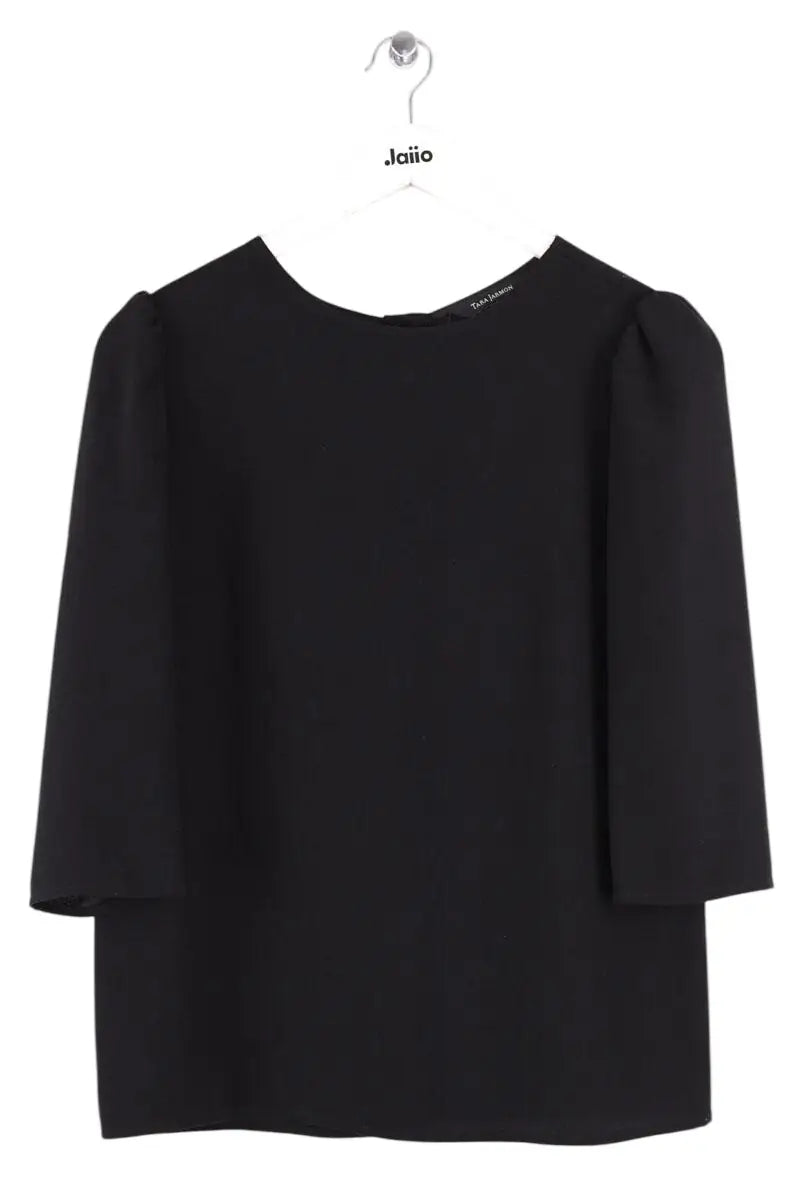 Blouse Tara Jarmon Noir en Synthétique, taille S - Seconde Main
