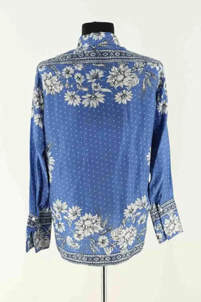 Chemise Sandro Bleu en Soie