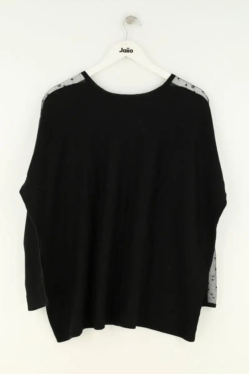 Pull Maje Noir en Soie