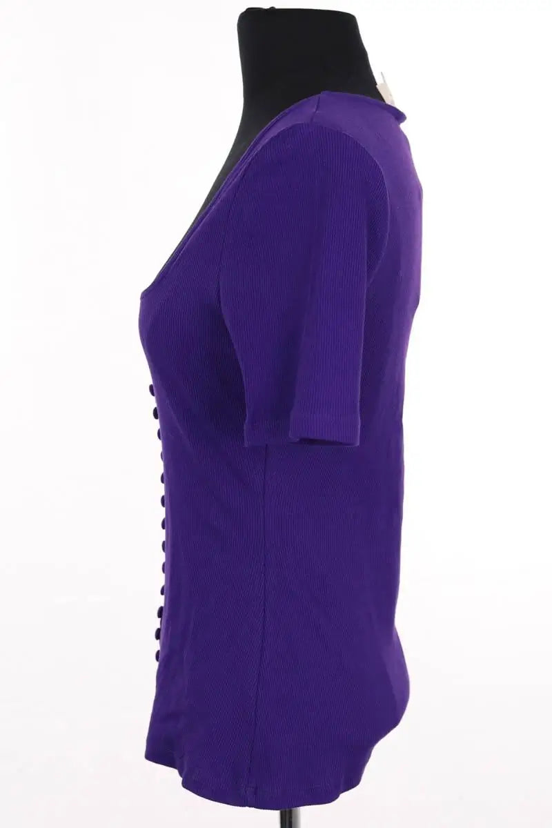 T-shirt Sézane Violet en Viscose