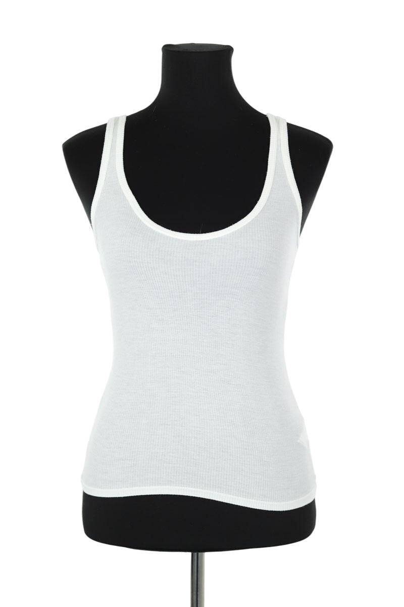 Top sans manche Berenice  Blanc