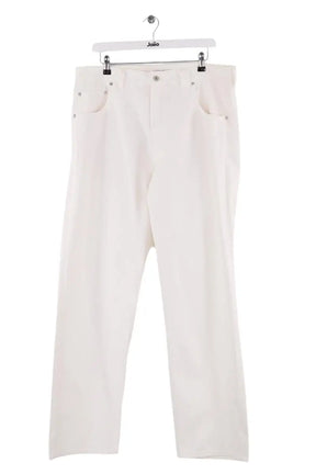 Jean droit JJJJound Blanc en Coton, taille XL - Seconde Main