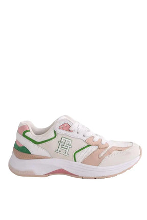Baskets Tommy Hilfiger Blanc en Tissu, taille 37 - Seconde Main