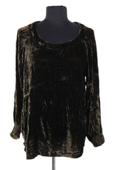 Blouse Isabel Marant Étoile Noir en Velours, taille M - Seconde Main