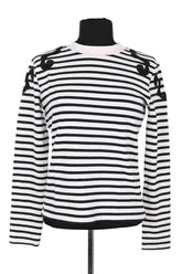 Top Claudie Pierlot Blanc en Viscose, taille S - Seconde Main