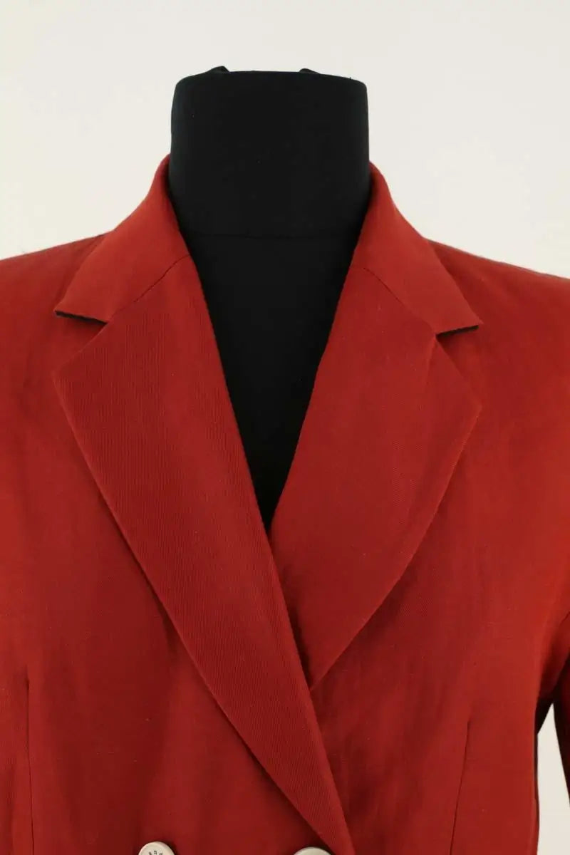 Blazer Sandro Rouge en Coton