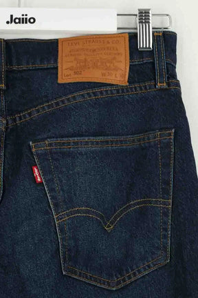 Jean droit Levi's 502 Marine en Coton