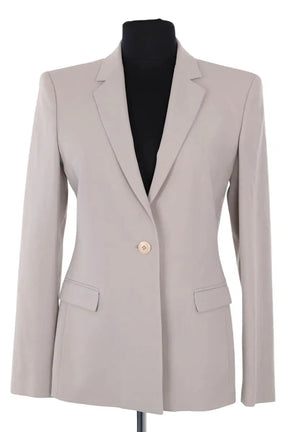 Blazer Boss Beige en Laine, taille M - Seconde Main