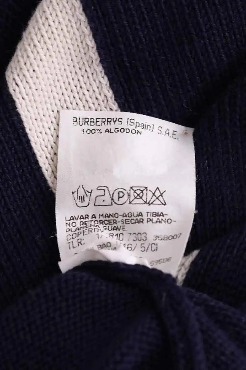 Pull Burberry Bleu en Coton