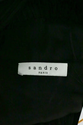 Robe Sandro Noir en Viscose