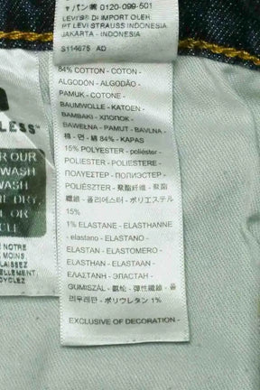 Jean slim Levi's Bleu en Coton - élasthanne