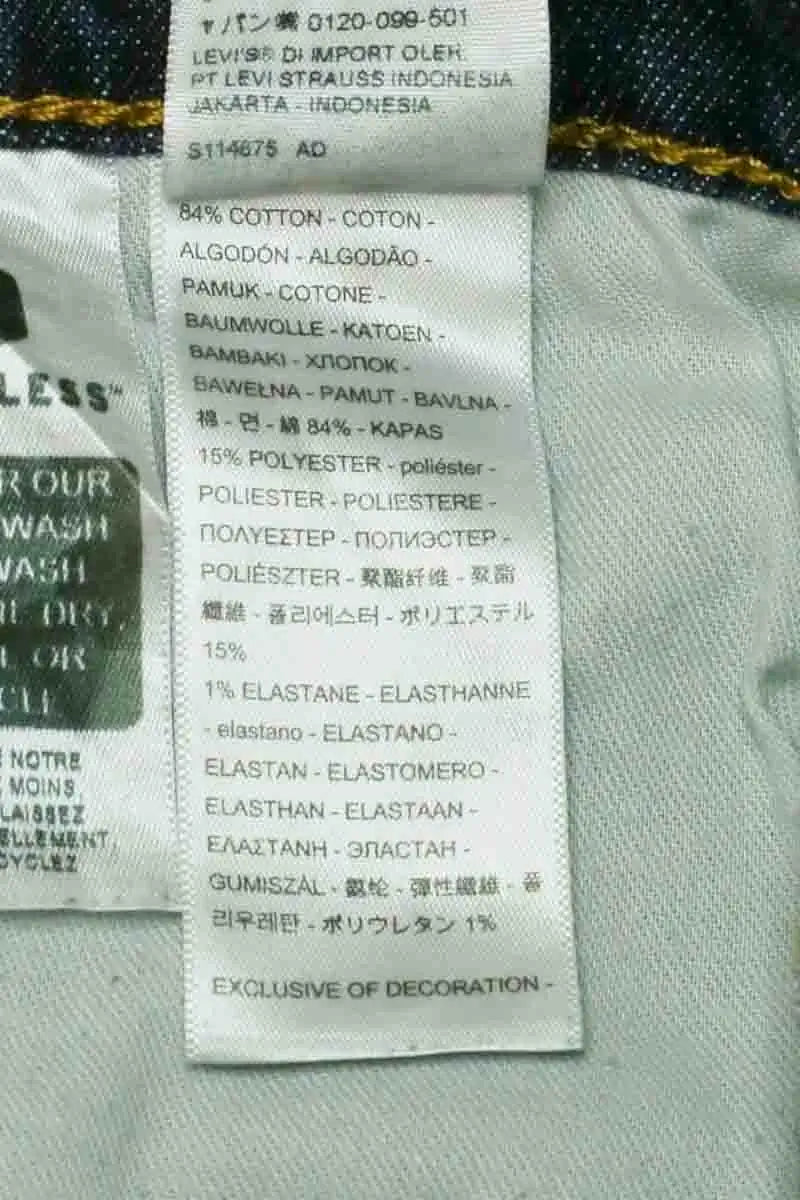 Jean slim Levi's Bleu en Coton - élasthanne