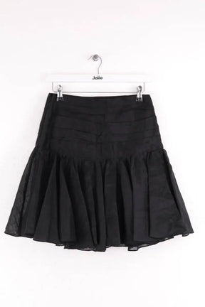 Jupe Sandro Noir en Lin