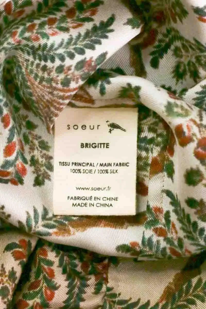 Robe Soeur Marron en Soie