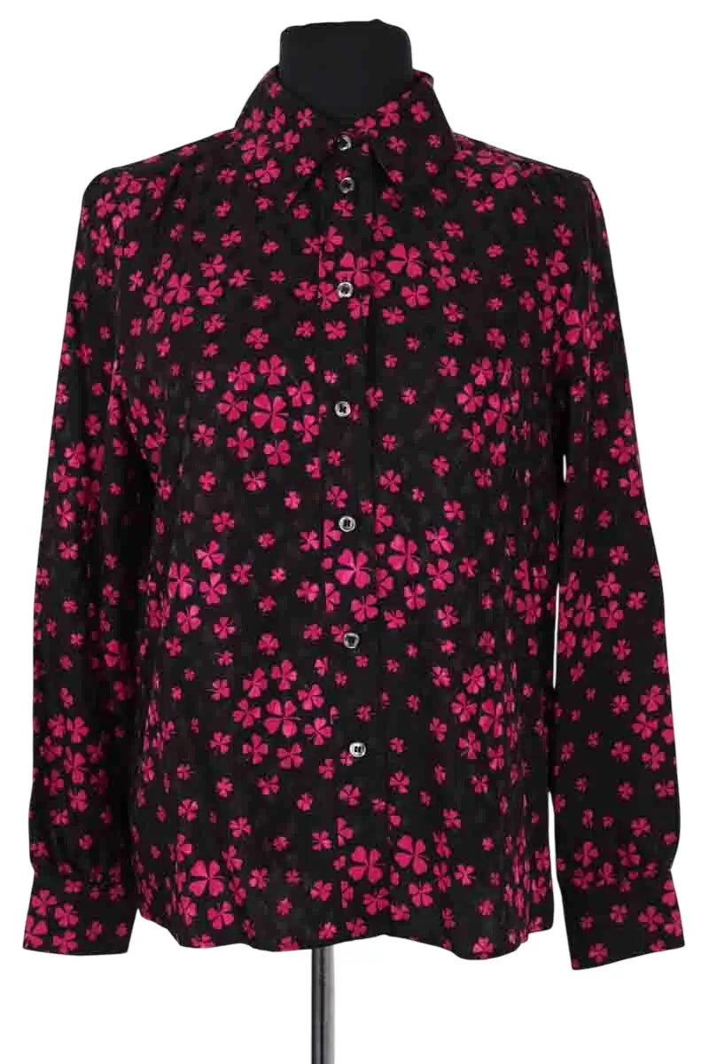 Chemise Vanessa Seward Rose en Soie, taille S - Seconde Main
