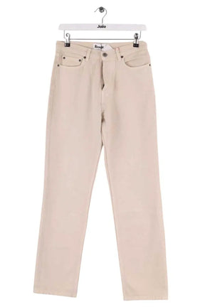 Jean droit Rouje Beige en Coton, taille L - Seconde Main