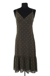 Robe Michael Kors Kaki en Synthétique, taille XS - Seconde Main
