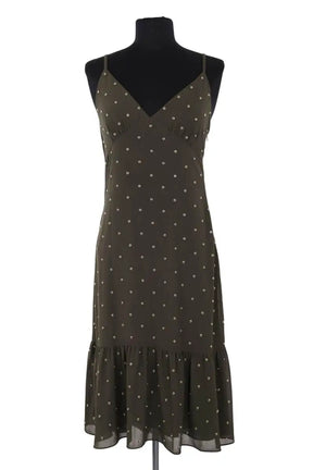 Robe Michael Kors Kaki en Synthétique, taille XS - Seconde Main
