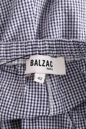 Mini short Balzac Noir en Coton